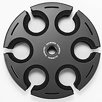 Vista 8 de Facmogu Soporte para micrófonos múltiples, soporte de aluminio para micrófonos múltiples con capacidad para hasta 6 micrófonos para organizador