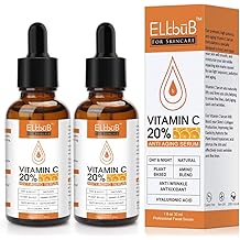 Premium 20% 𝐯𝐢𝐭𝐚𝐦𝐢𝐧 𝐜 𝐬𝐞𝐫𝐮𝐦 - (2PACK) with Hyaluronic Acid, Retinol &amp; Amino Acids - Boost Skin Collagen,Hydrate &amp; Plump Skin, Anti Aging &amp; Wrinkle Facial Serum