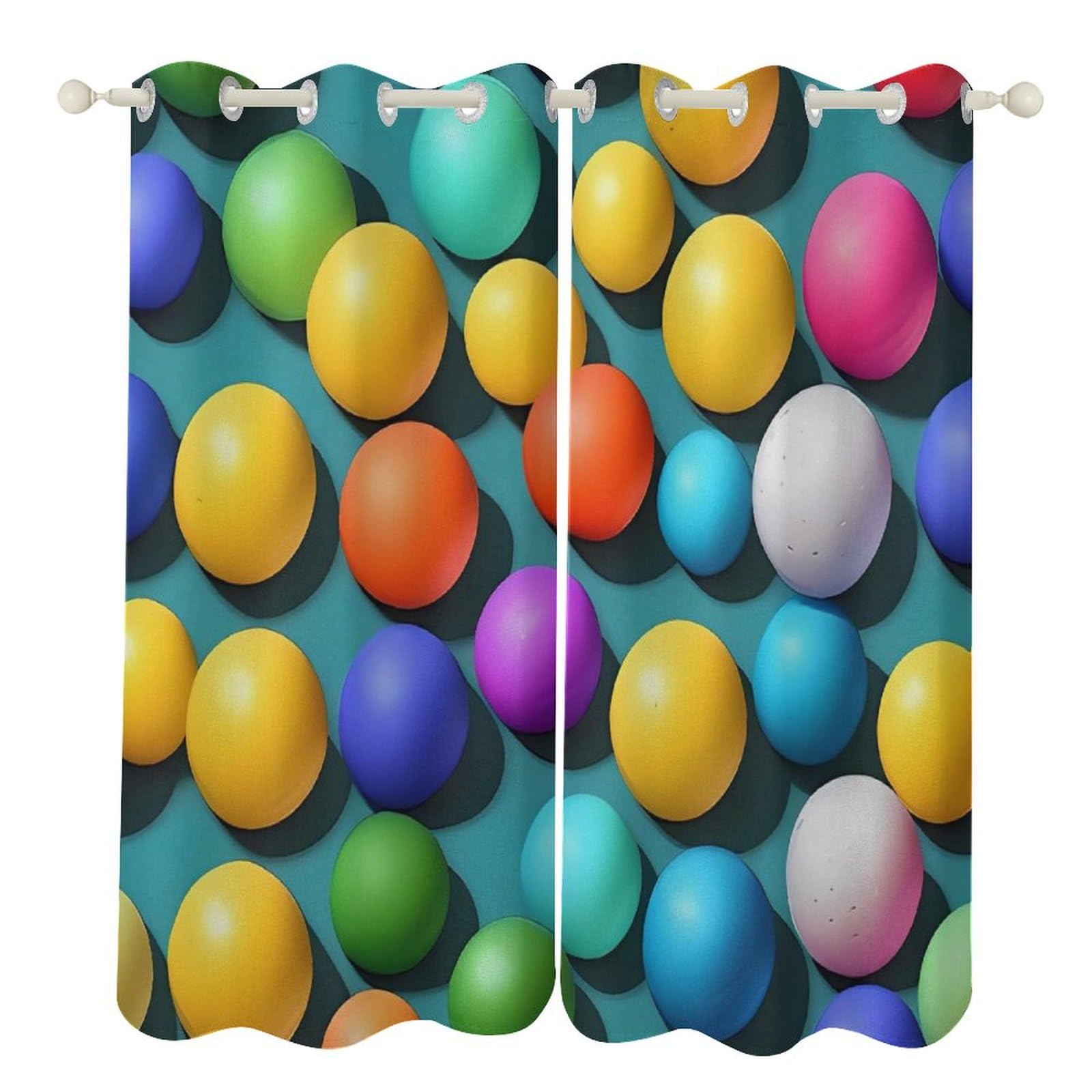 Rideaux occultants à isolation thermique 132x213cm pickleball