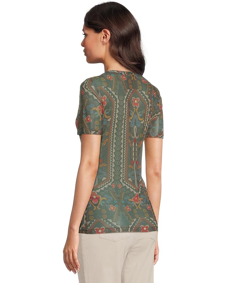 Johnny Was Nanette Short Sleeve Mesh Tee - #3 of 5