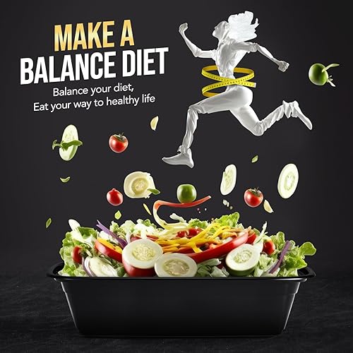 Miniatura 7 de Contenedores de comida reutilizables con tapas, resistentes a prueba de fugas y seguros para alimentos, microondas, congelador, lavavajillas, 100