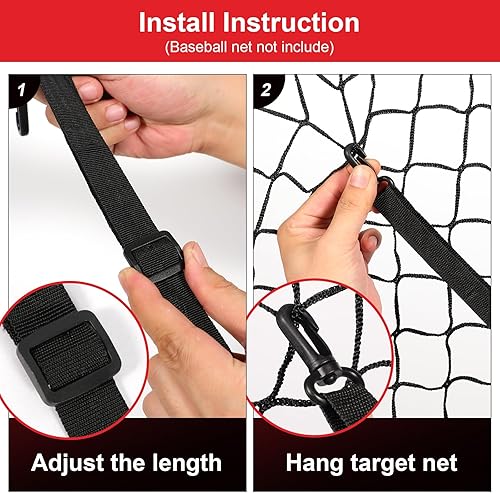 Miniatura 6 de 1 unidad2 unidades de red de zona de huelga, red de zona de lanzamiento de 13.5 x 21.5 pulgadas, placa de zona de huelga portátil para mejorar la