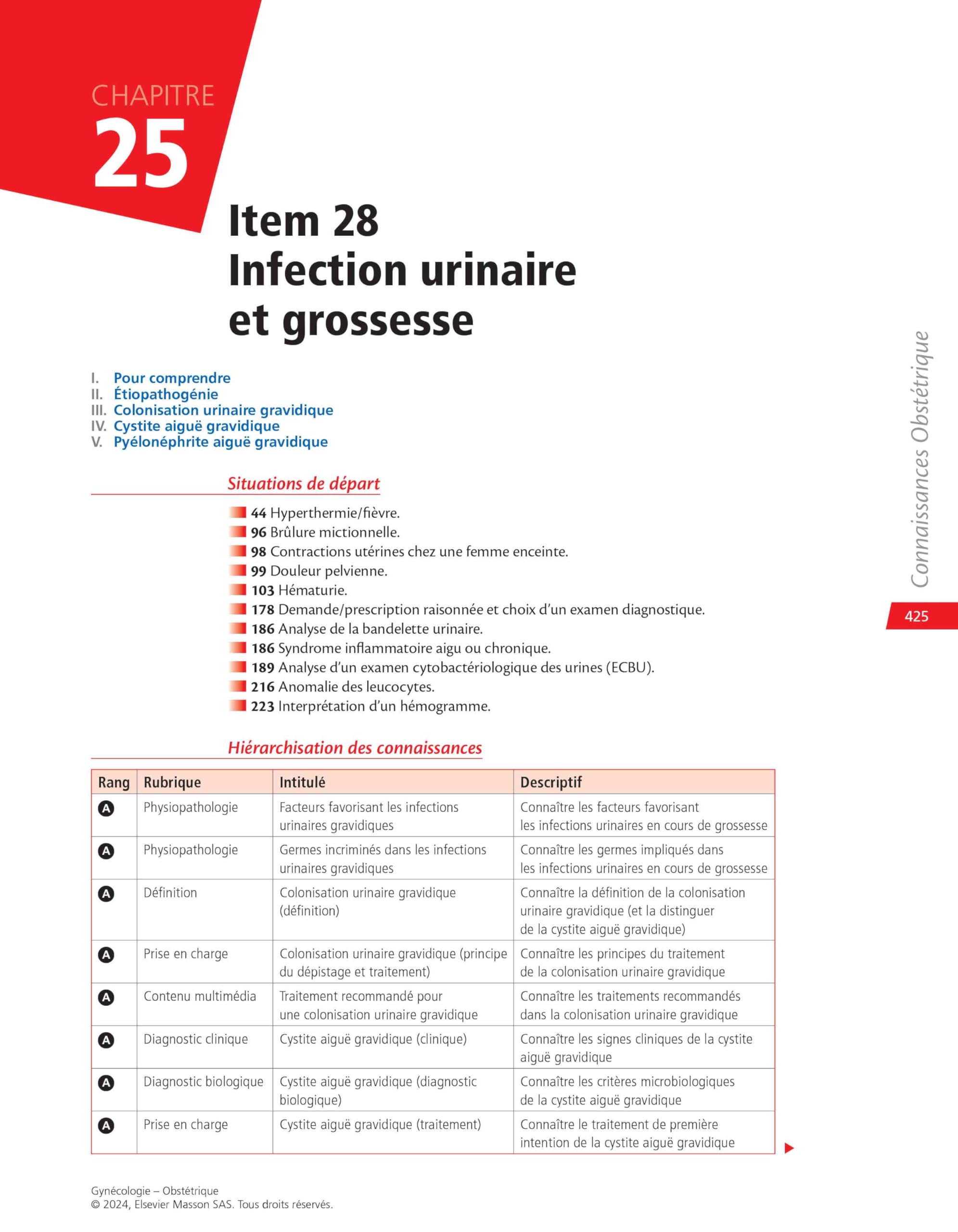 Gynécologie obstétrique: Réussir ses EDN