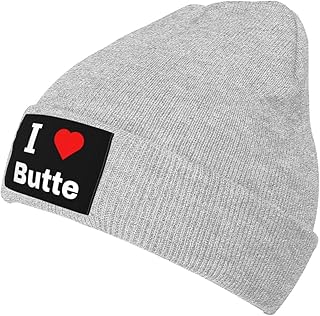 I Love Butte Beanie Hat for Men Women Beanies Warm Cozy Knitted Skull Cap Ski Hats