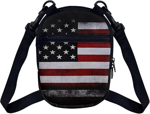 Miniatura 3 de Suobstales Pequeñas bolsas cruzadas para hombres, bolsa de hombro casual, bolsa de pecho, bolsa de mensajero juvenil