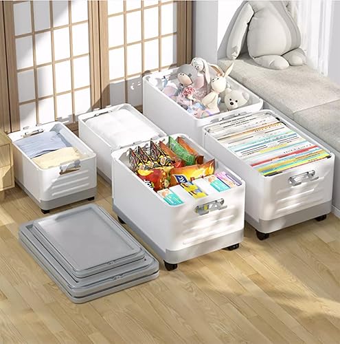 Miniatura 9 de Cajas de almacenamiento plegables, cajas de almacenamiento apilables, las tapas pueden ser cajas de almacenamiento plegables, cajas de