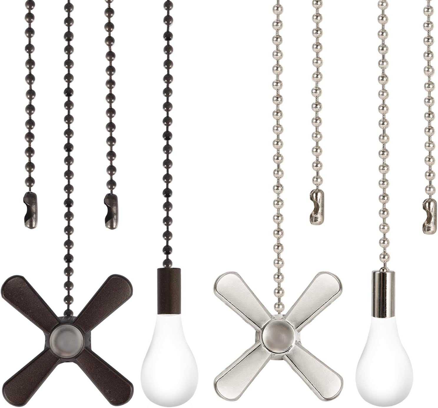 Ceiling Fan Pull Chains Set 4PCS Chain Pulls Ornament Cute