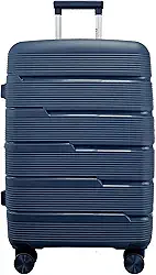 Mala de Viagem Média 23kg em Polipropileno Cadeado TSA Rodas 360 Gladiador P2M (Azul)