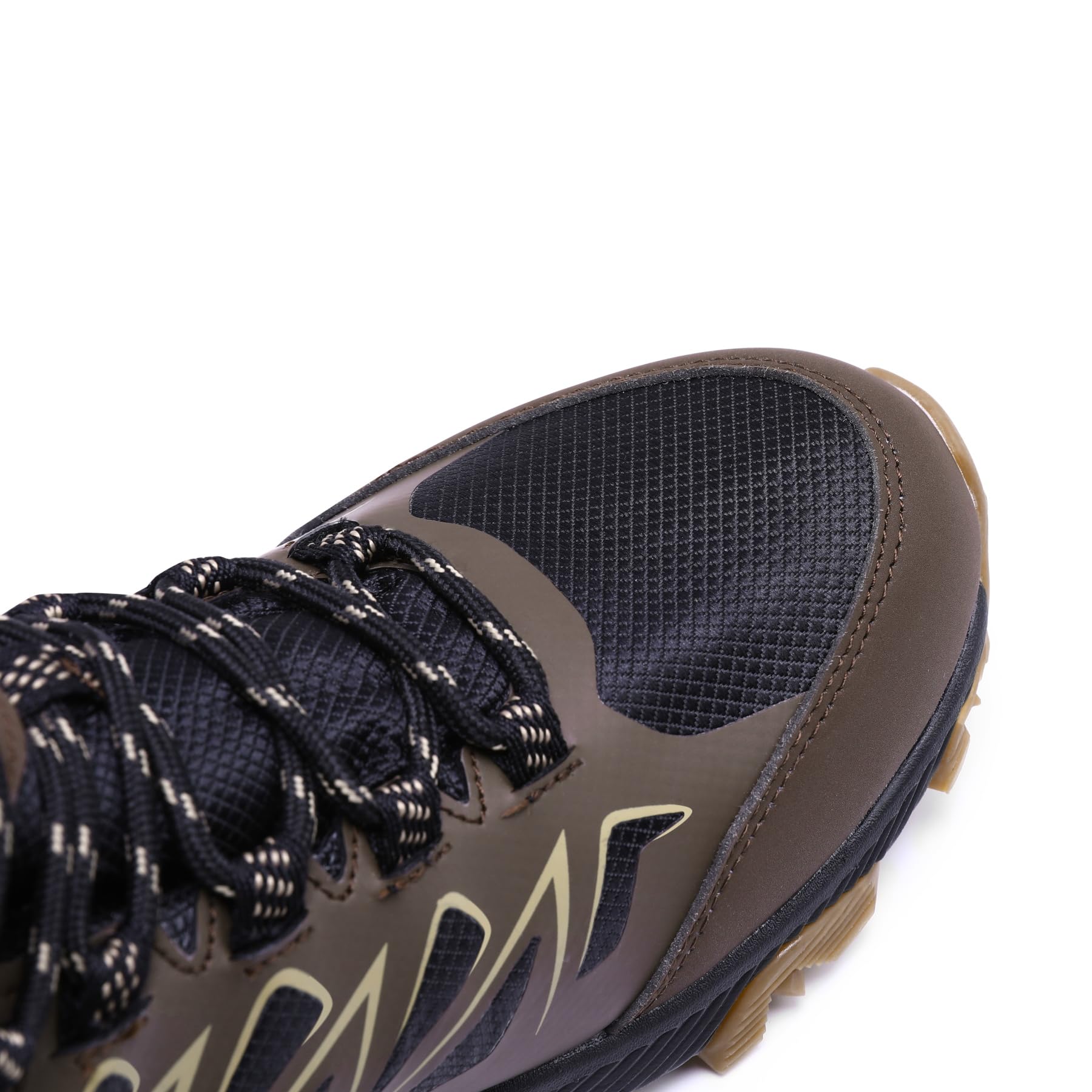 YOUTHUP Chaussure de Randonnée Imperméable Respirant Courte Chaussures de Trekking Outdoor Antidérapant Uni à Lacets