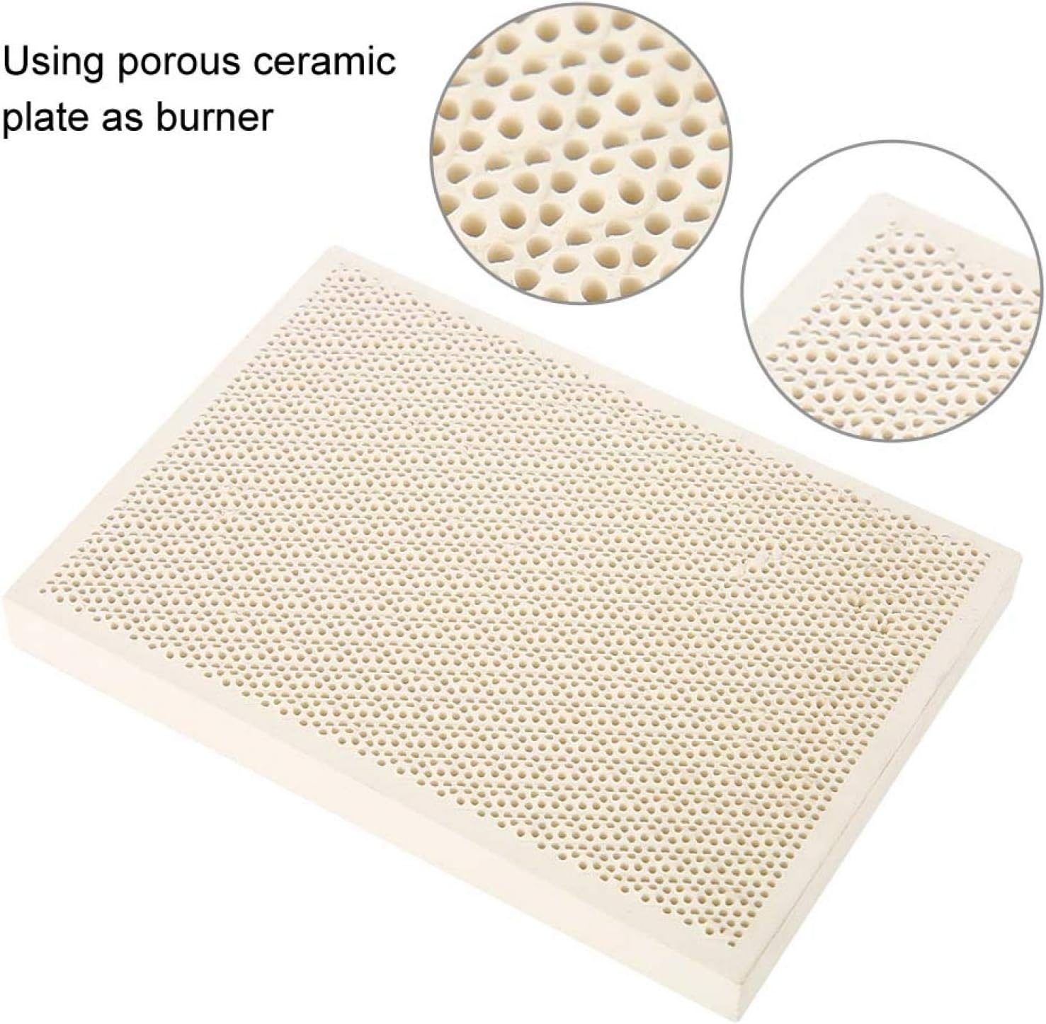 DAUERHAFT Ceramic Honeycomb Soldering Board Energy Saving Heating Up Fast, Jewelry Heating Paint Printing Drying Tool Plate - Image 4
