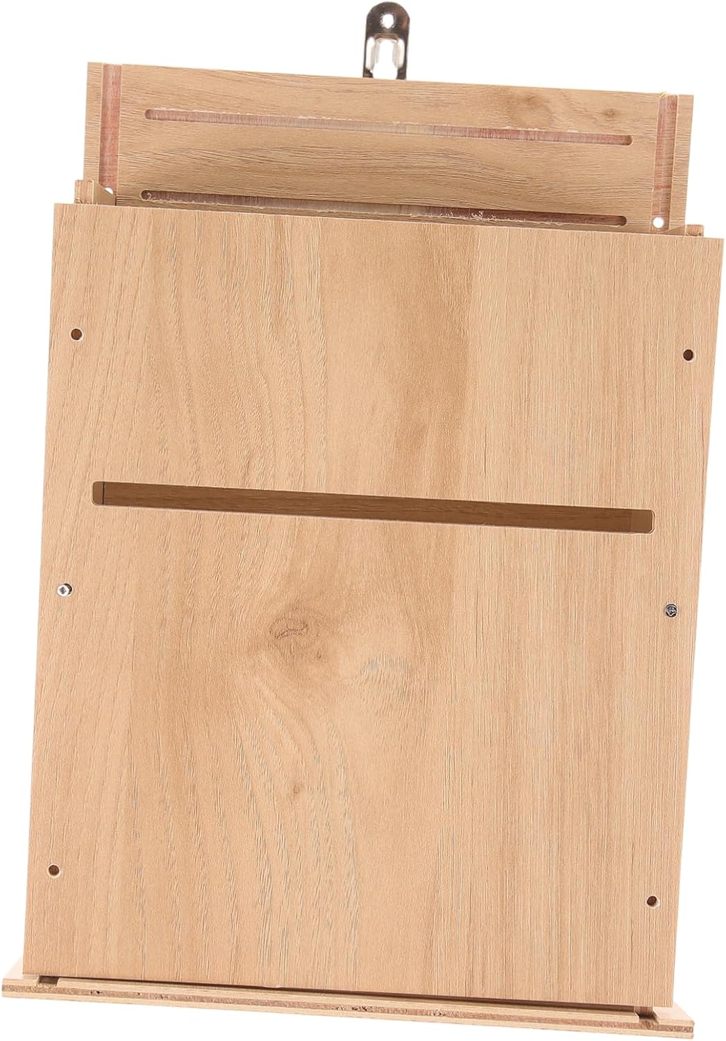 POPETPOP Bat Shelter Handmade Wooden Bat House for Outdoor Courtyard Smooth Surface Design Elegant Garden Decor Convenient Backyard Use Weatherproof Pet House