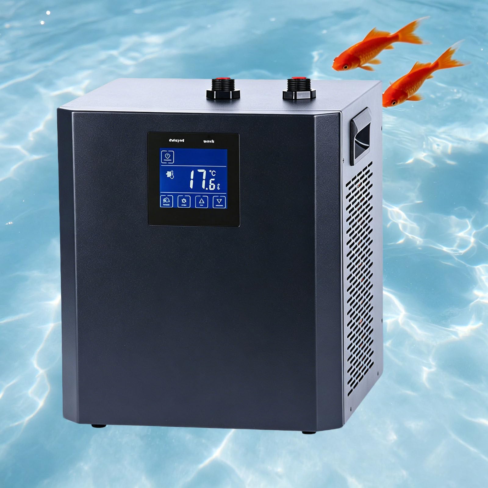 ALSUP Hydroponic Water Chiller, Complete Fish Tank Chiller Kit, 79 Gal Cooling 110V