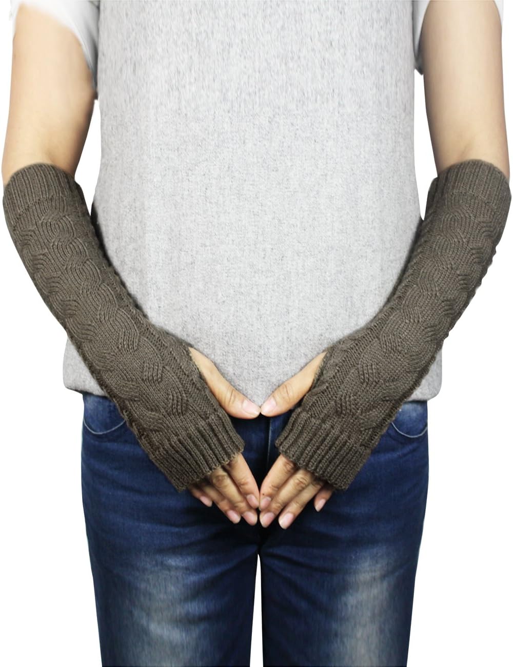 Dahlia Women's Cold Weather Arm Warmers & Fingerless Gloves - Various Styles