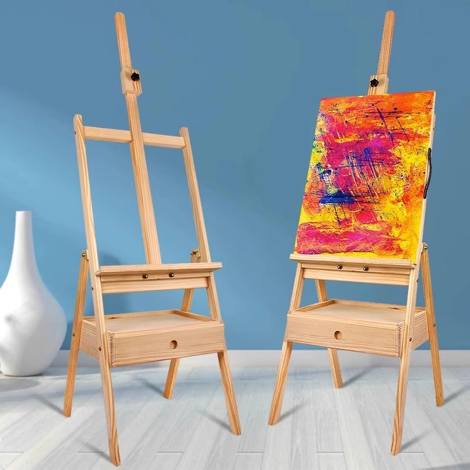 ☆秀作☆ 手書き油絵 ゴッホ ローヌ川の星月夜 額付 絵画 インテリア