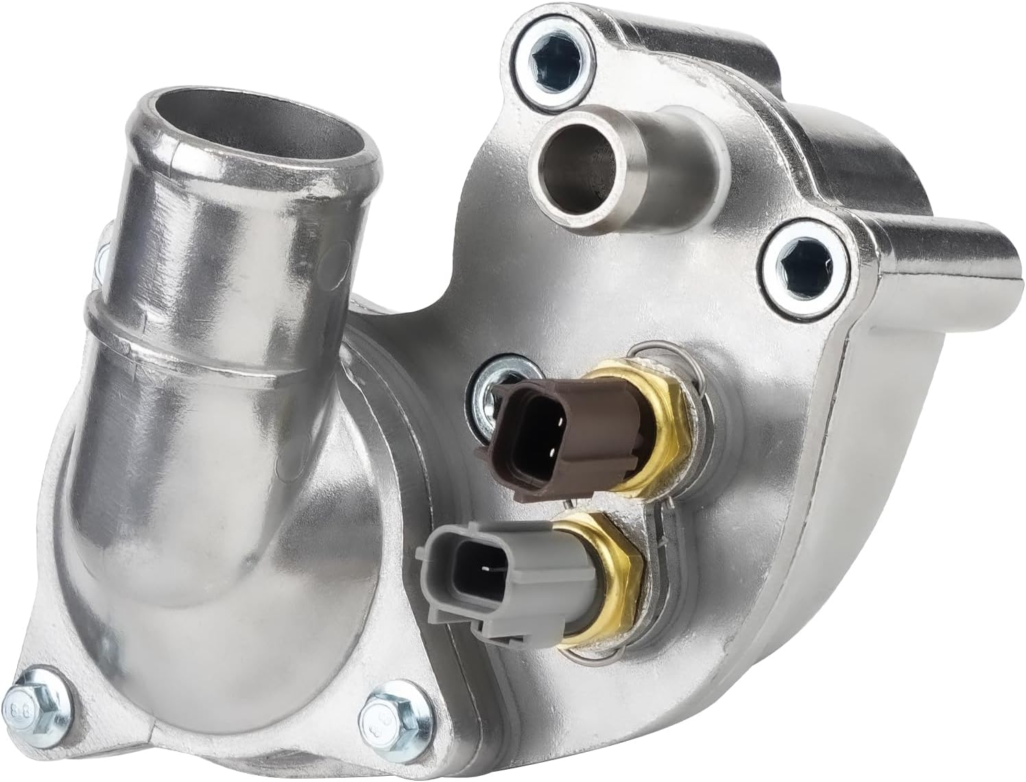 BHB Upgrade Engine Thermostat Housing with Sensor Compatible with Ford Explorer 00-01, Explorer Sport Trac 01-05, Ranger 01-11 & Mazda B4000 01-08 & Mercury Mountaineer 00-01