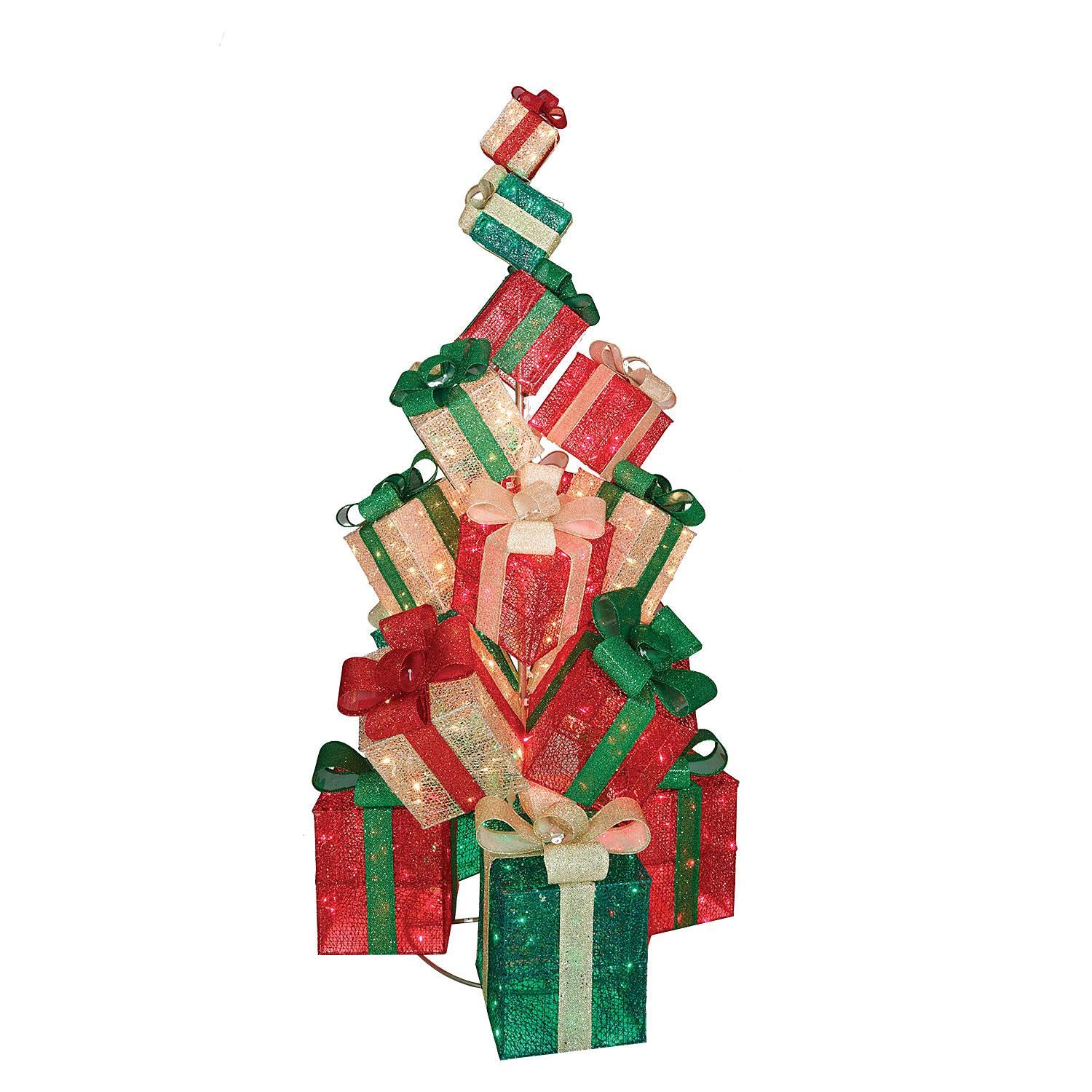 Everstar LED Christmas Holiday Lighted Twinkling 18Present Gift Box