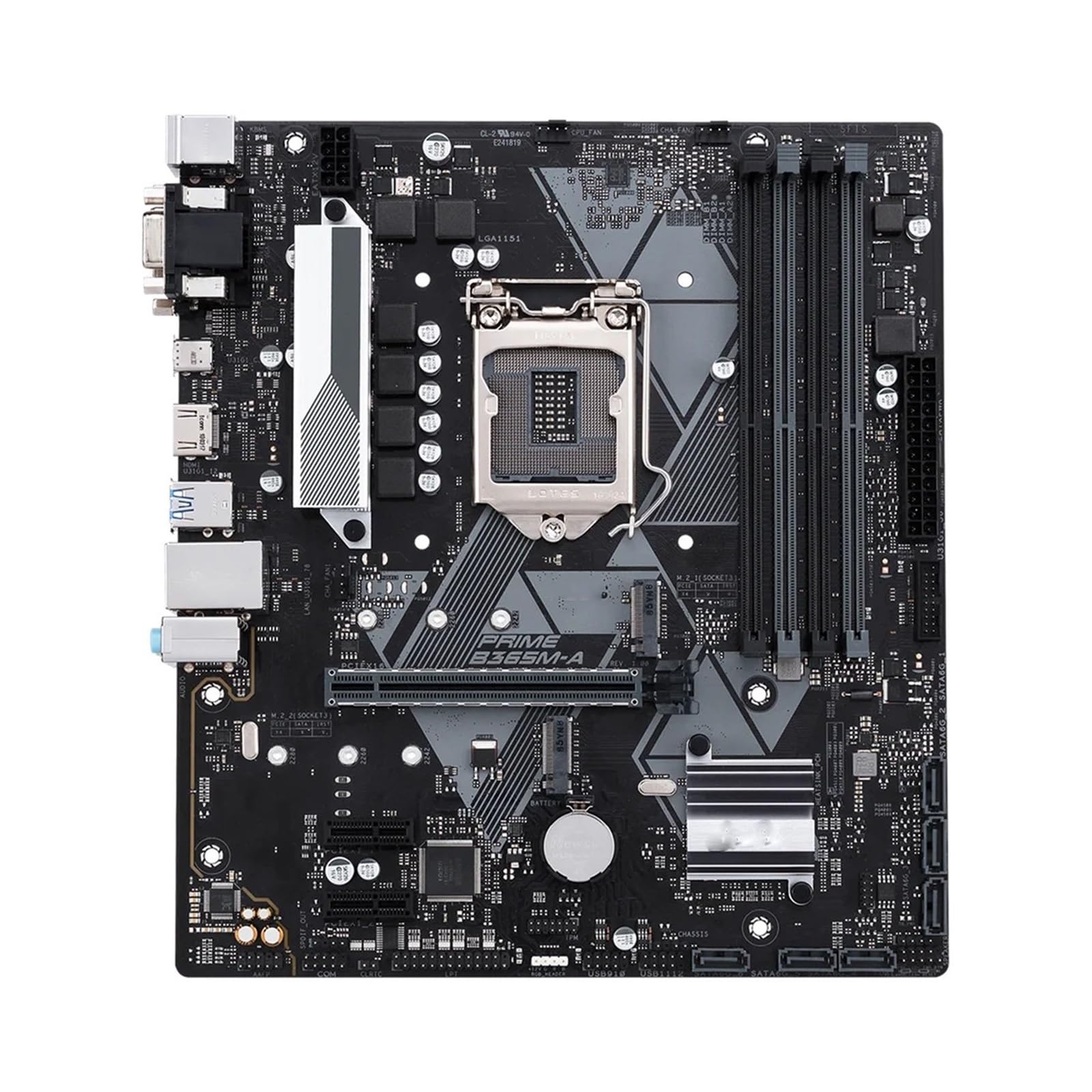 Placa Base Fit For ASUS Prime B365M-A Original Escritorio, B365 B365M DDR4 64G Placa Base LGA 1151 i7/i5/i3 USB3.0 SATA3
