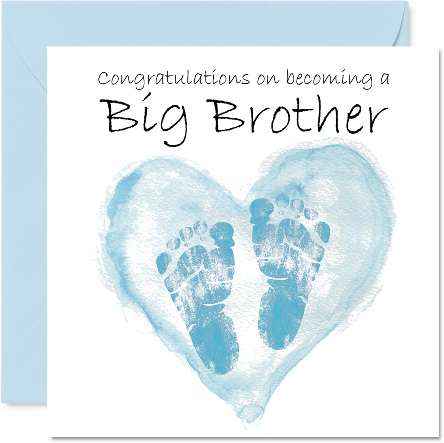 Stuff4 New Baby Boy Card for Brother, Congrats Becoming