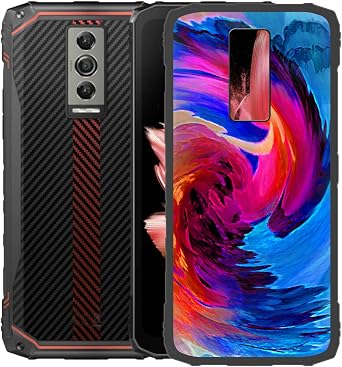 for Doogee Blade 10 Ultra Case, Black Shockproof Bumper Sleeves, 360 Drop Antiscratch Protection Cover Ultra-Thin Soft Silicone Phone Case for Doogee Blade 10 Ultra 6.56" - XV44
