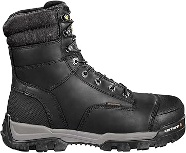 Carhartt Men's CSA 8-inch Ground Force Wtrprf Insulated Work Boot