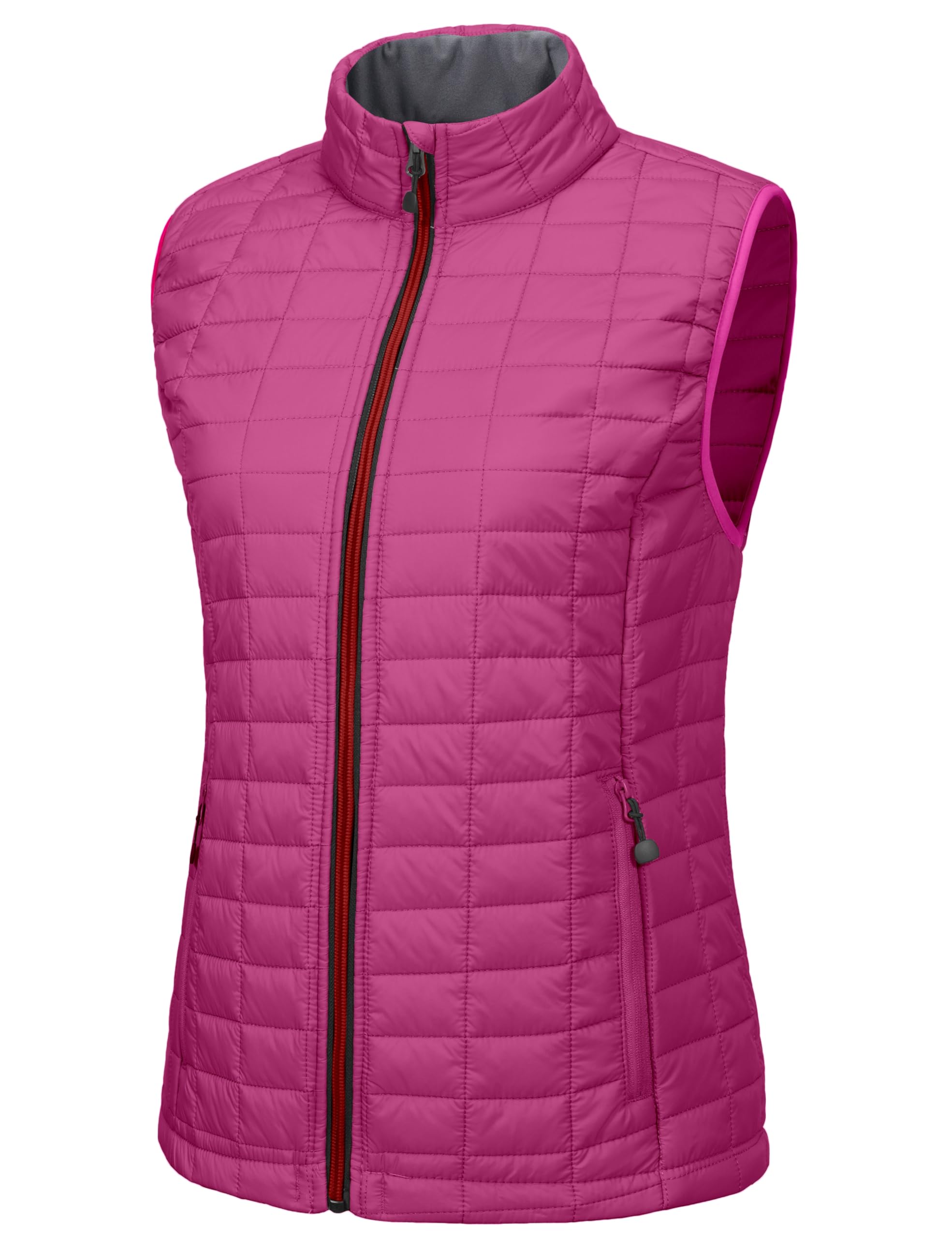 Little Donkey Andy Women's Puffer Vest, Lightweight Warm Sleeveless Jacket  for Hiking Travel Golf