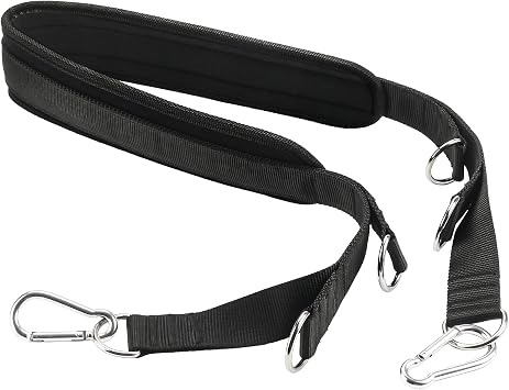 Adjustable Leg Press Rowing Belt Strap for Bowflex Pr1000 & Most | Home Gym Leg Attachment Replacement