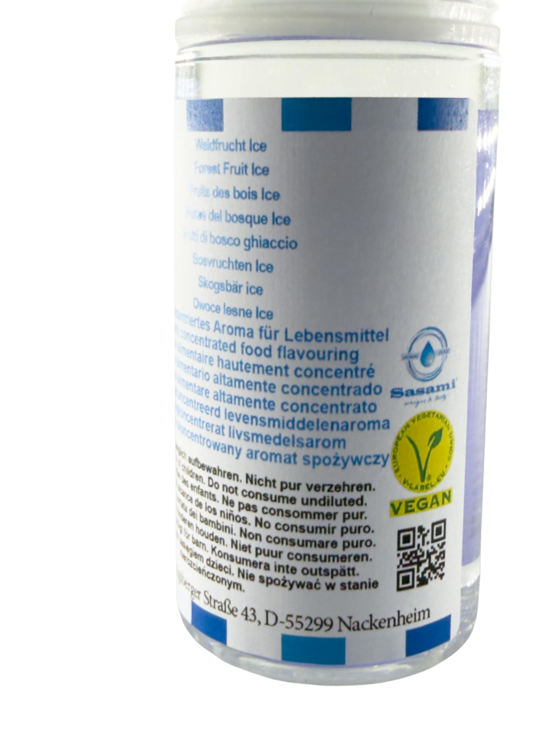 Owoce leśne Ice aromat koncentrat – Wegański – Sasami – 100ml