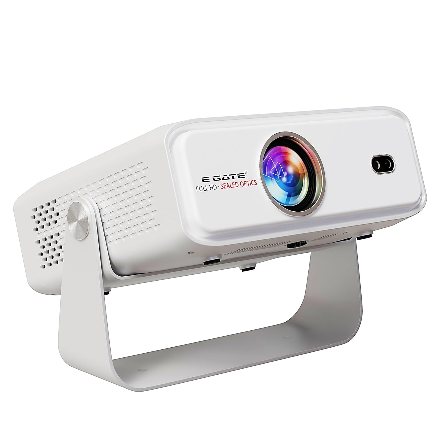 E Gate Duster 8X Fully Automatic Projector for Room | 100% DustFree + 100% Certified Netflix, Prime | 800 ISO, 1080p Native, Projector 4k Ultra HD, HDMI-ARC, Whale OS on Android + Voice Remote, EGATE