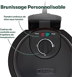 bella Gaufrier belge rotatif classique avec plaques antiadhésives, bac de récupération amovible, contrôle de brunissement réglable et poignées froides au toucher - 4