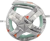 Vista 12 de Lindo casco de seguridad para bebé, protección para la cabeza del niño, ajustable, sombrero de parachoques para la cabeza, casco de parachoques