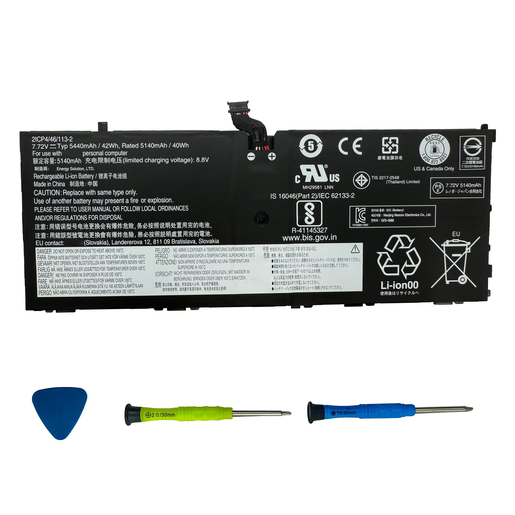 Amazon.com: FCZFCZ L16L4P91 Battery 42Wh 5440mAh Replacement for