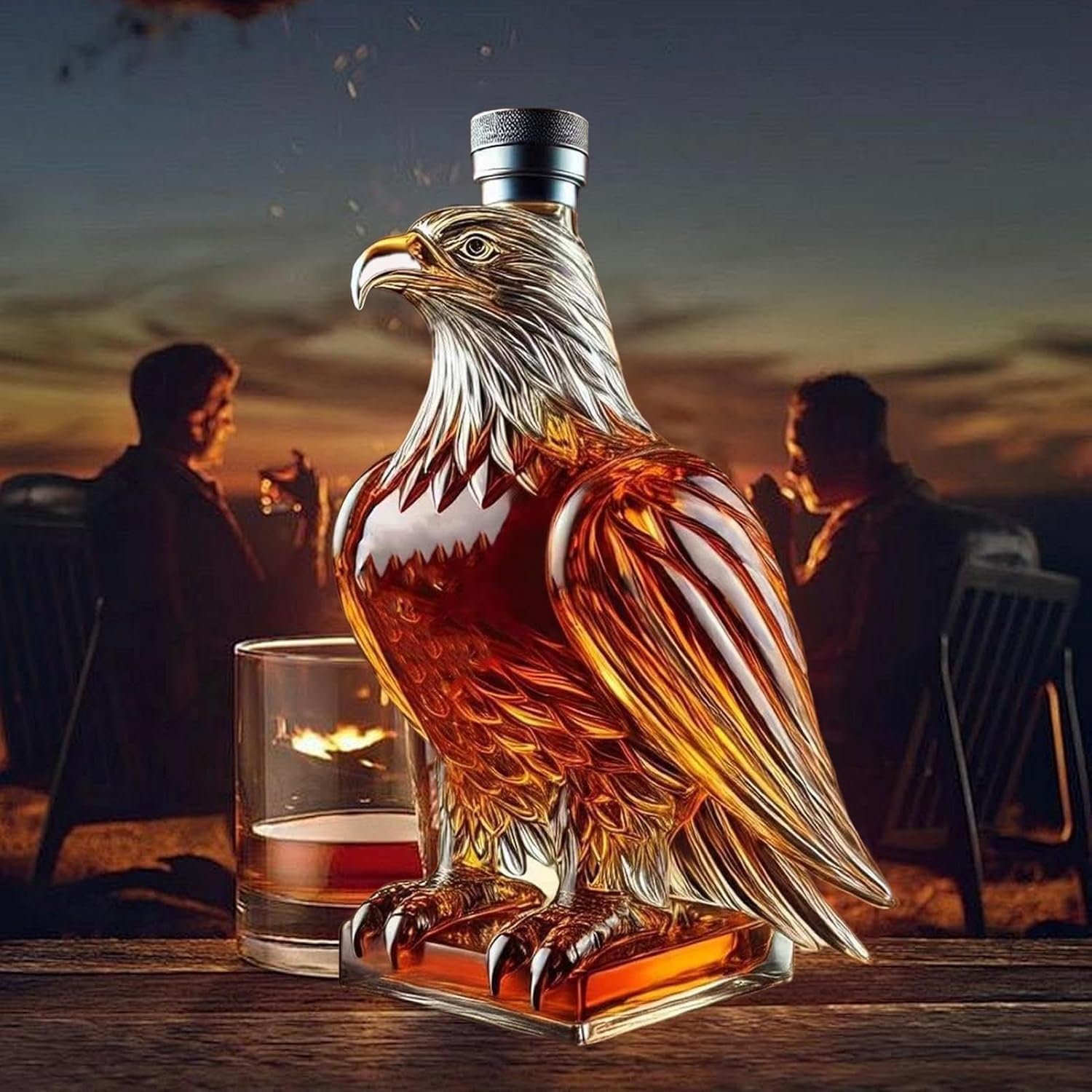 PANYIXUAN Jack Daniels Eagle Whisky Bottle, Eagle Whiskey Bottle