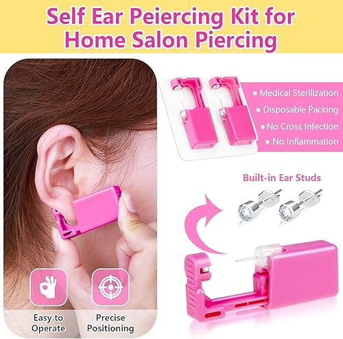 Miniatura 4 de Evatage Kit de pistola de perforación de oreja desechable