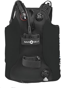 Scubapro Navigator Lite Back Inflated Scuba Diving BCD with Balanced Power Inflator for Recreational Diving, Medium - 2X-Large
