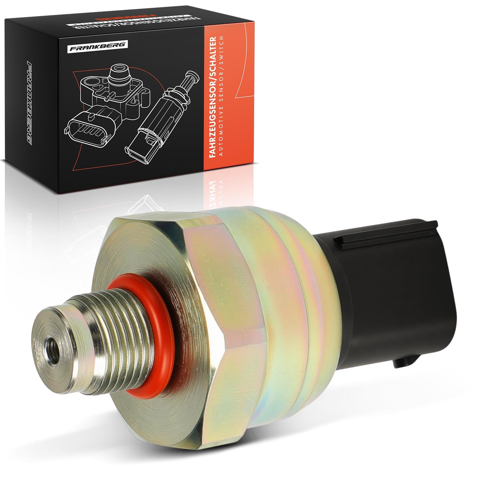 Frankberg Sensore di pressione differenziale 3-Poli Compatibile con Serie 3 Compact E46 Serie 3 Touring E46 Serie 3 E46 Serie 3 Cabriolet E46 Serie 5 E60 Replace# 34521164458