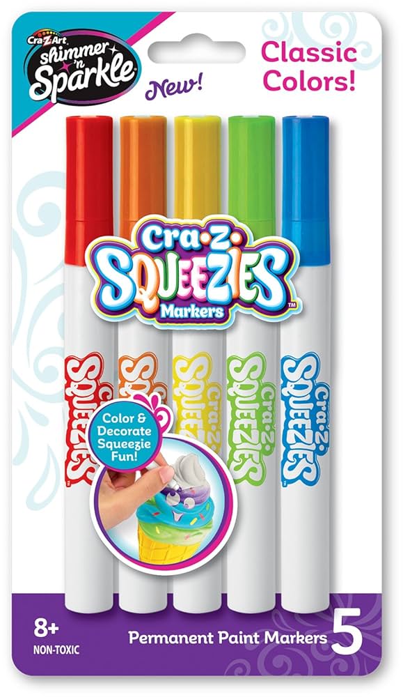 まっすー✨ クリーム20 10本 Amazon.com: Cra-Z-Art Shimmer & Sparkle Cra-Z-Squeezies