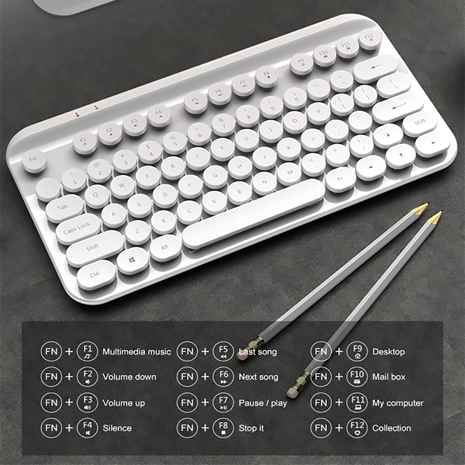 Amazon | 88Keys ワイヤレスコンピューターキーボード - ミニ