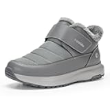 FitVille Snow Boots for men Winter Shoes Fur Lining Waterproof Extra Wide Boots for Men Heat Lock Technology for Outdoor