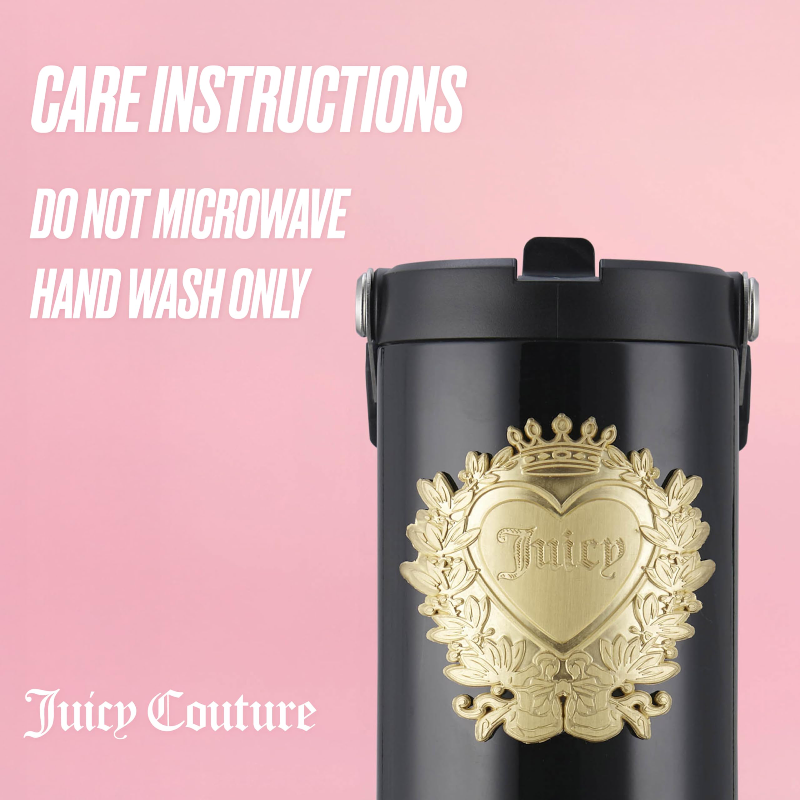Amazon.com: Juicy Couture 30oz Flip Flow Stainless Steel Tumbler