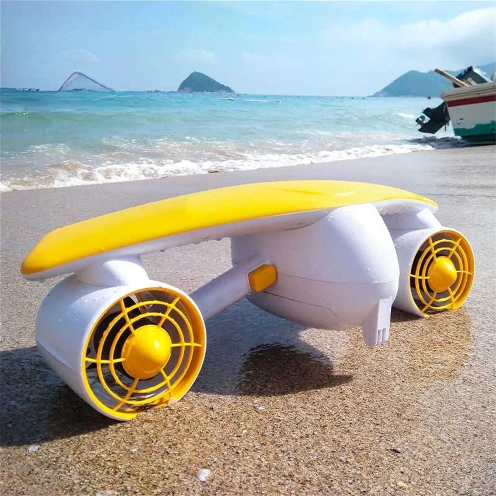 Scooter subacqueo Attrezzatura Subacquea per Sport a Doppio Motore, Piscina, Acqua Subacquea, Scooter, Booster Elica-Leggera