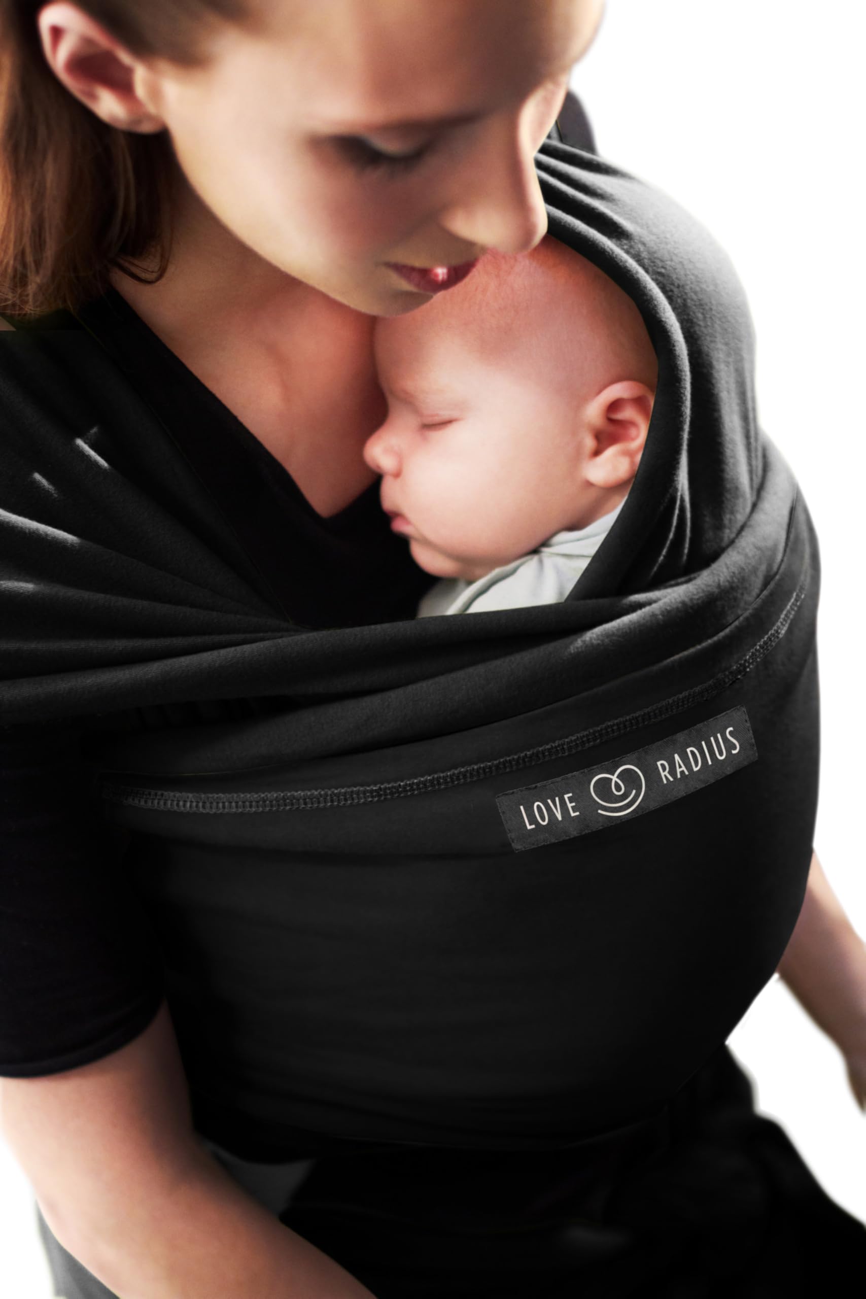 Love Radius Écharpe de portage Écharpe noire avec poche