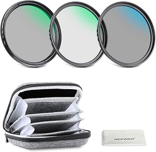NEEWER 72mm UV/CPL/ND Objektiv Filter Set mit Hartschalenetui