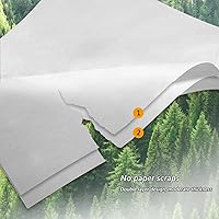 Vista 8 de 12 bolsas de recambios de pañuelos para automóvil, 360 hojas de servilletas de viaje para automóvil, pañuelos faciales desechables blancos