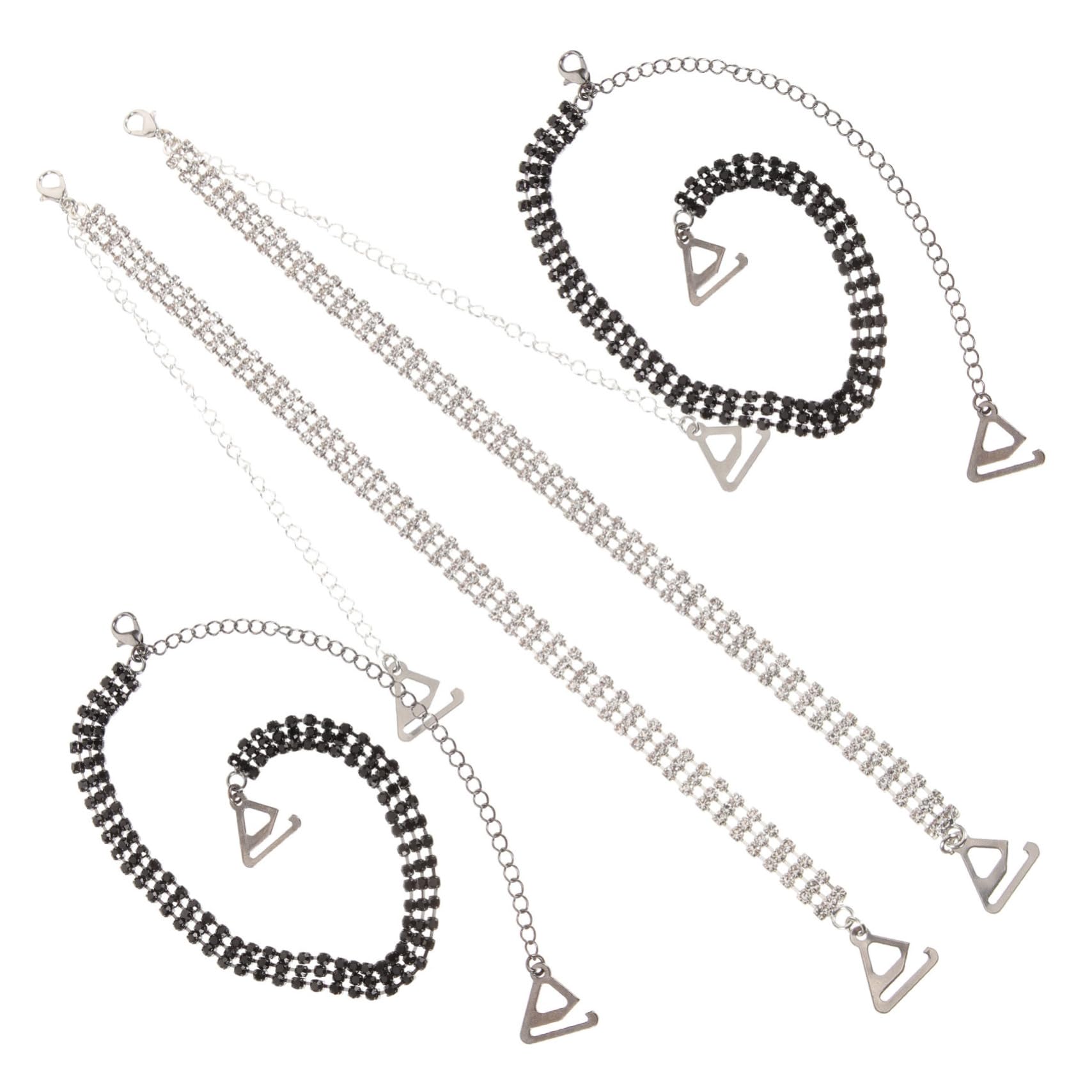 CALLARON Hombros Ajustables Con De Imitación. Correas De Sujetador De Correa De Decoración De Sujetador Brillante Cinturon Mujer Sartenes Bra Metal