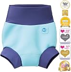 Splash About Happy Nappy Swim Diaper,Blue Cobalt, 3-6 Months
