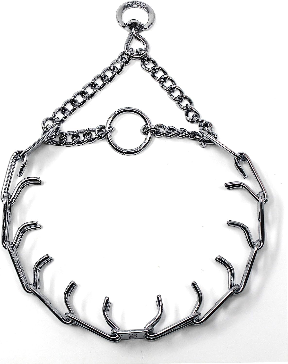 Herm Sprenger Prong Dog Training Collar Ultra-Plus Chrome Plated Steel Pet Pinch Collar No-Pull Collar for Dogs Anti Pull Training Collar Made in Germany 2.25mm x 13in Small