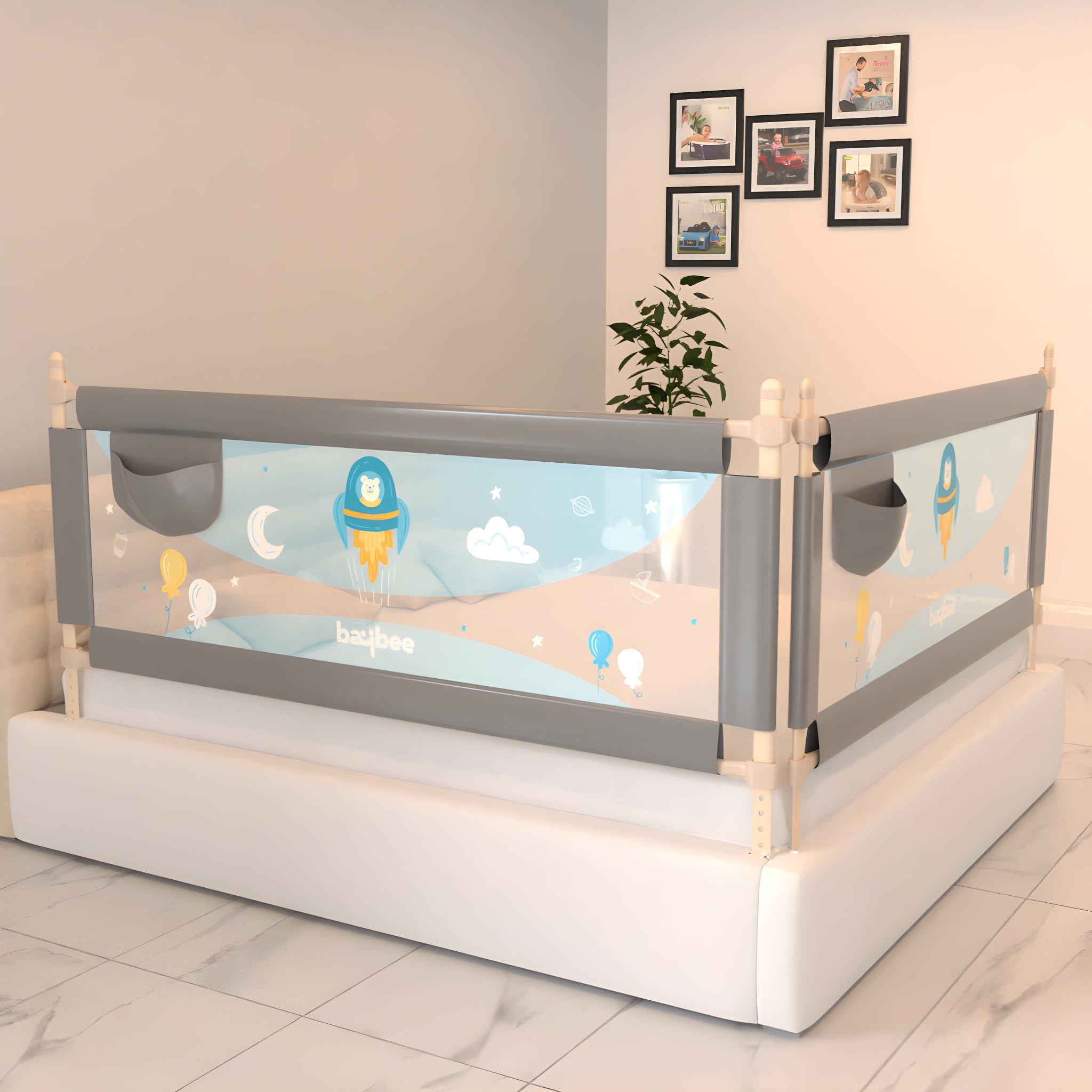 Baby Bed Rail Guard - Safe Sleep for Toddlers -10