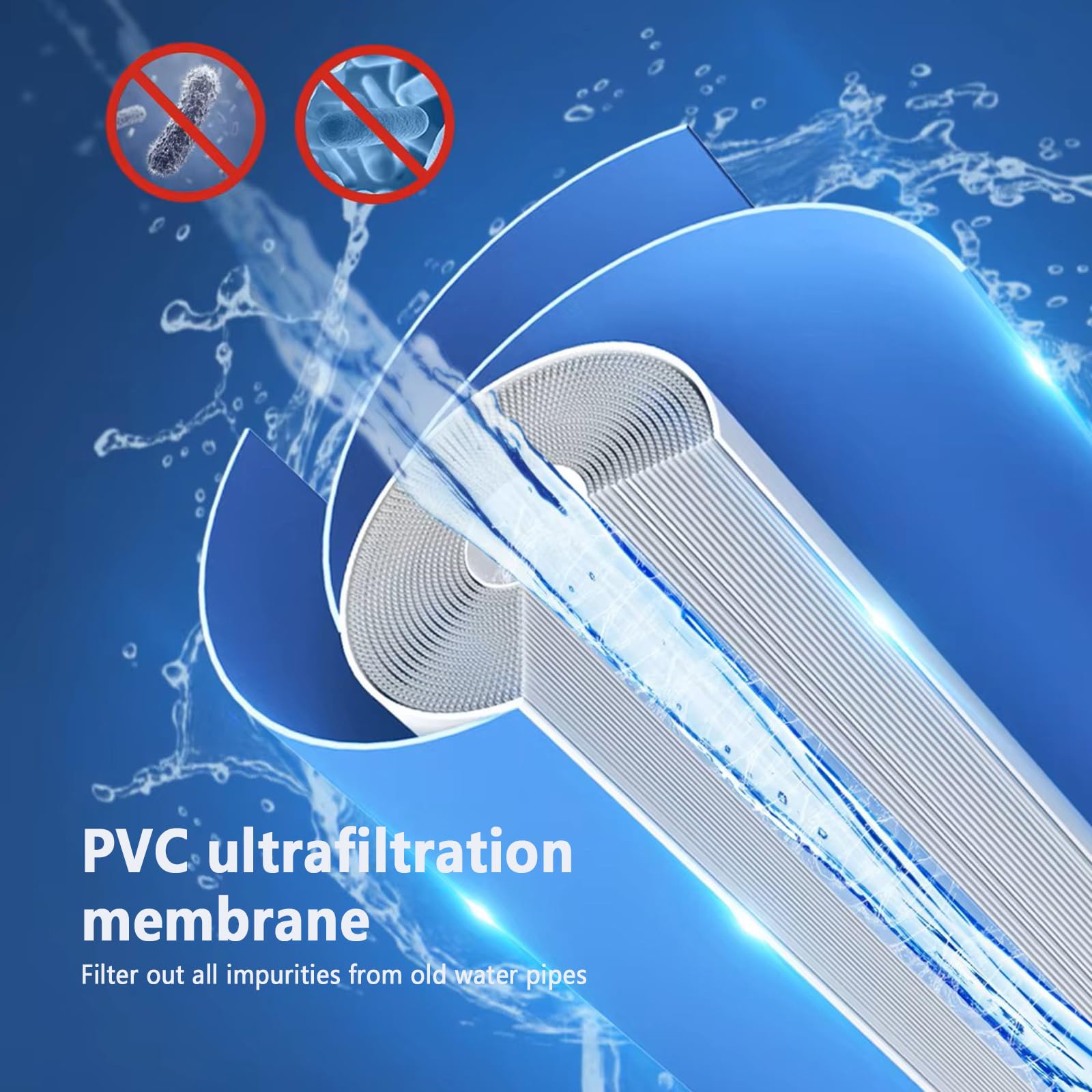 Sistema De Filtrado De Agua, Filtración De Agua Potable por ósmosis Inversa De Nivel 7, Montaje En Pared/encimera/bajo Fregadero, Purificador De Agua para Peceras Comerciales Domésticas