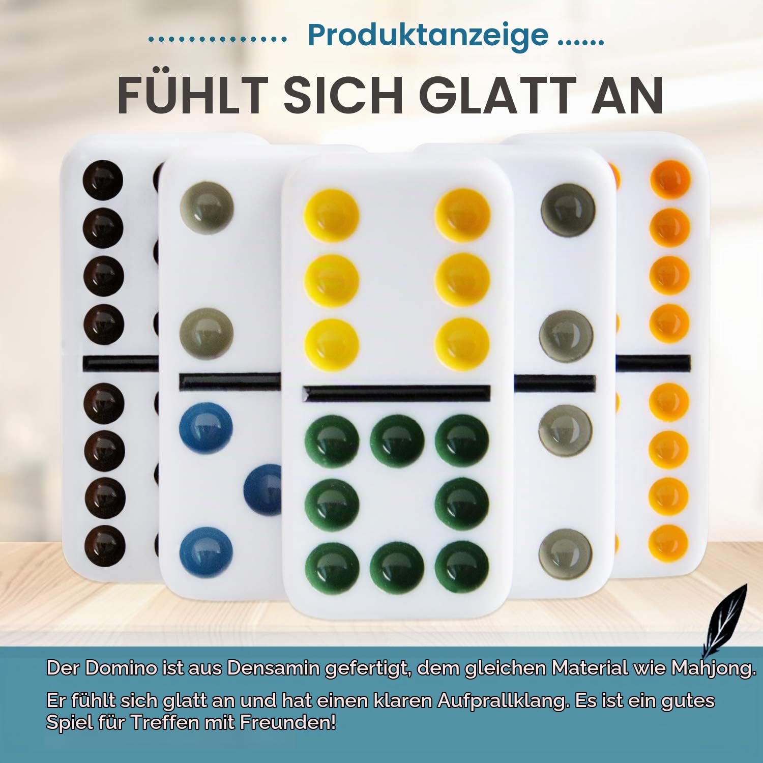 Kalolary 91 Stück Doppel 12 Version Mexikanische Zug Dominosteine