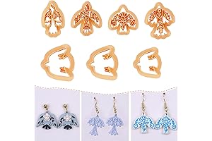 7 pcs Clay Cutters for Polymer Clay Earrings, Clay Pigeons Bulk